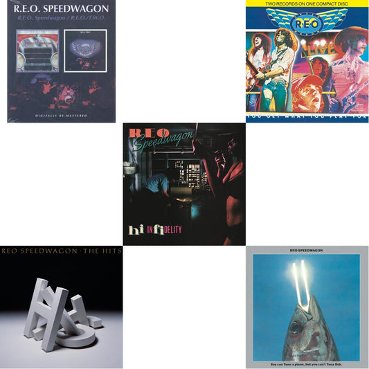 Reo Speedwagon / Reo 2 (Remastered) & Hits & Hi Infidelity & Live: You Get What You Play For & You Can Tune A Piano But You Can't Tuna Fish