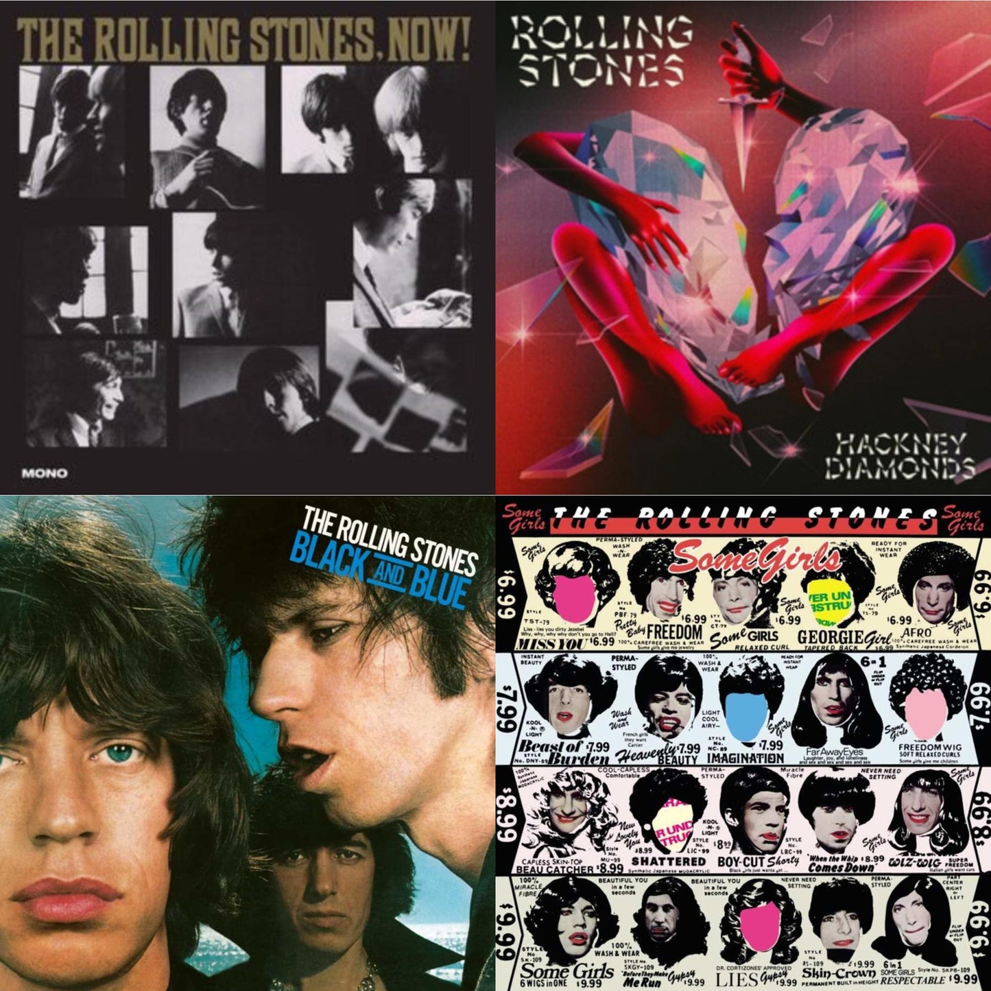 Rolling Stones, Now! & Hackney Diamonds & Black & Blue & Some Girls