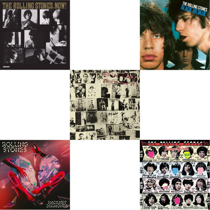 Rolling Stones, Now! & Hackney Diamonds & Exile On Main Street (2LP) & Black & Blue & Some Girls