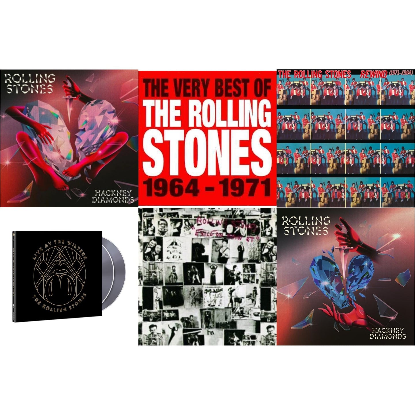 This is a 6 CD SKU bundle.
1.This CD is brand new.Format: CDThis item's title is: Hackney DiamondsArtist: Rolling StonesBarcode: 602458122565Release Date: 10/20/2023
2.This CD is brand new.