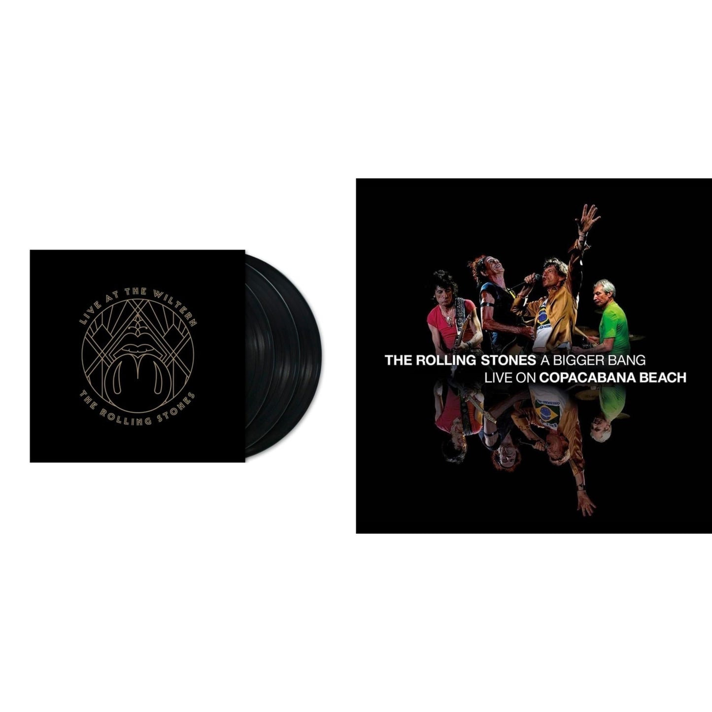 Rolling Stones - Bigger Bang Live On Copacabana Beach (Multi Color Vinyl/3LP) & Live At The Wiltern (3LP)