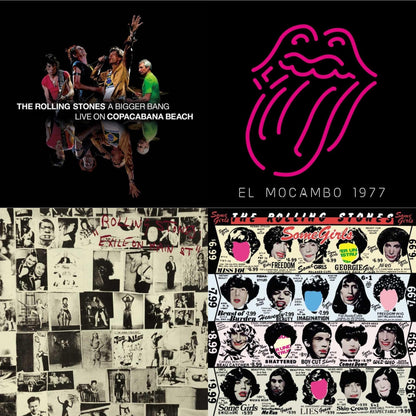 Bigger Bang Live On Copacabana Beach (Multi Color Vinyl/3LP) & Live At The El Mocambo (4LP) & Exile On Main Street (2LP) & Some Girls