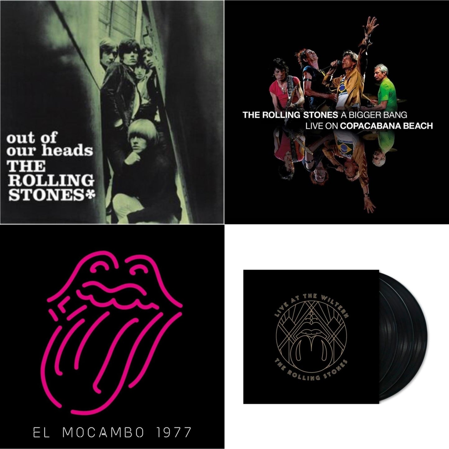 Out Of Our Heads (Uk) & Bigger Bang Live On Copacabana Beach (Multi Color Vinyl/3LP) & Live At The El Mocambo (4LP) & Live At The Wiltern (3LP)