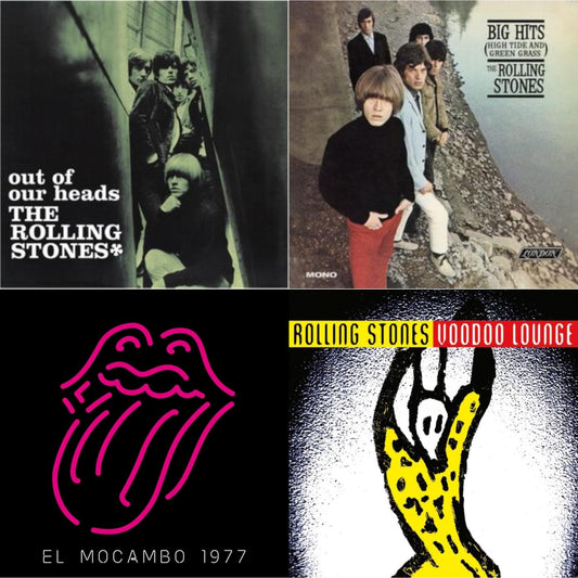 Out Of Our Heads (Uk) & Big Hits (High Tide Green Grass LP Vinyl) & Live At The El Mocambo (4LP) & Voodoo Lounge (30Th Anniversary) (Red/Yellow Vinyl/2LP)