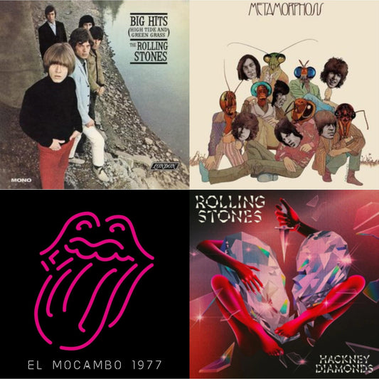 Big Hits (High Tide Green Grass LP Vinyl) & Metamorphosis & Live At The El Mocambo (4LP) & Hackney Diamonds