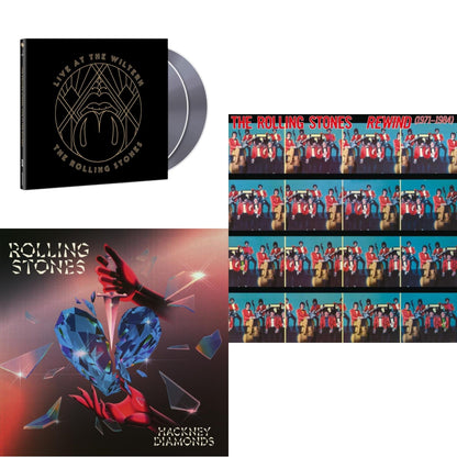 Rewind (1971-1984) (Super High Material CD) & Live At The Wiltern (2CD) & Hackney Diamonds (Live Edition) (2CD)