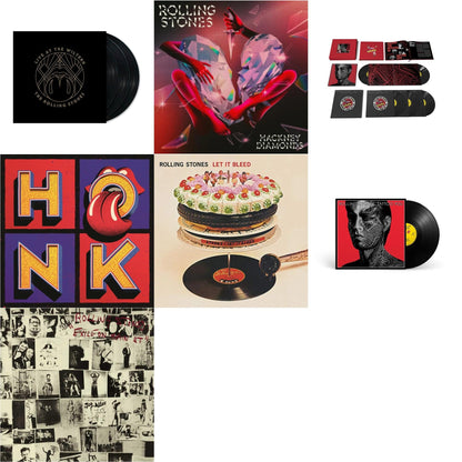 Let It Bleed (50Th Anniversary Edition) & Tattoo You (2021 Remaster) & Tattoo You (2021 Remaster/5LP Box Set) & Hackney Diamonds & Live At The Wiltern (3LP) & Exile On Main Street (2LP) & Honk (Translucent Red Vinyl/2LP)