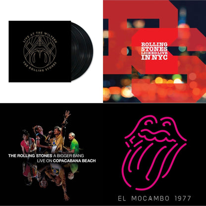 Bigger Bang Live On Copacabana Beach (Multi Color Vinyl/3LP) & Live At The El Mocambo (4LP) & Licked Live In Nyc (White Vinyl/3LP) & Live At The Wiltern (3LP)