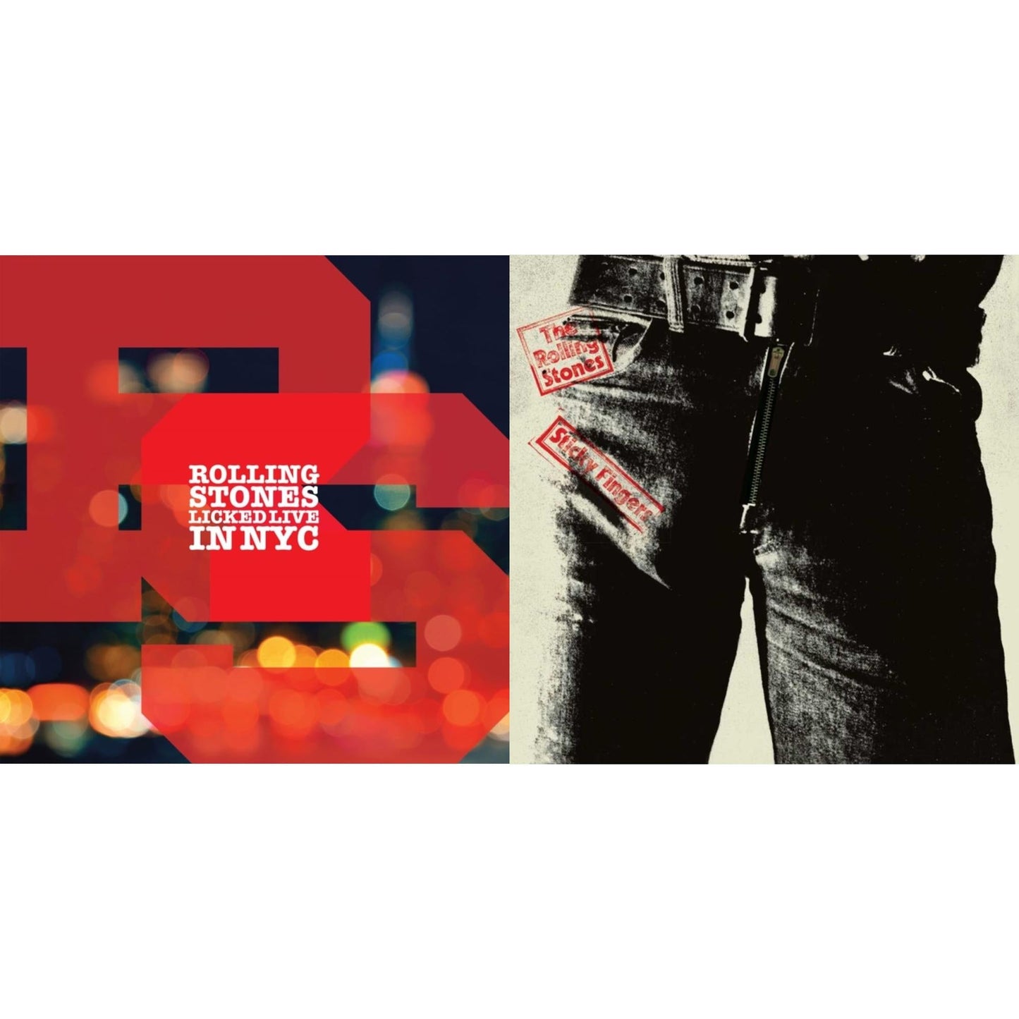 Licked Live In Nyc (White Vinyl/3LP) & Sticky Fingers