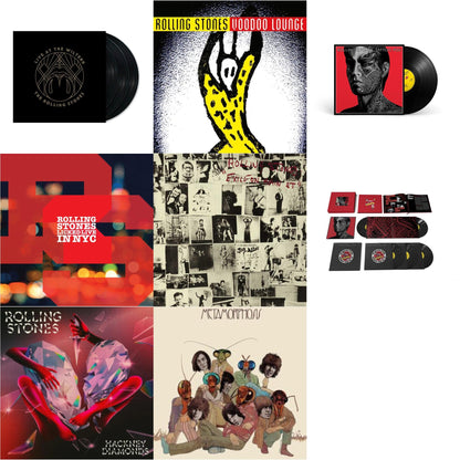 Rolling Stones - Metamorphosis & Tattoo You (2021 Remaster) & Tattoo You (2021 Remaster/5LP Box Set) & Licked Live In Nyc (White Vinyl/3LP) & Hackney Diamonds & Live At The Wiltern (3LP) & Voodoo Lounge (30Th Anniversary) (Red/Yellow Vinyl/2LP) &