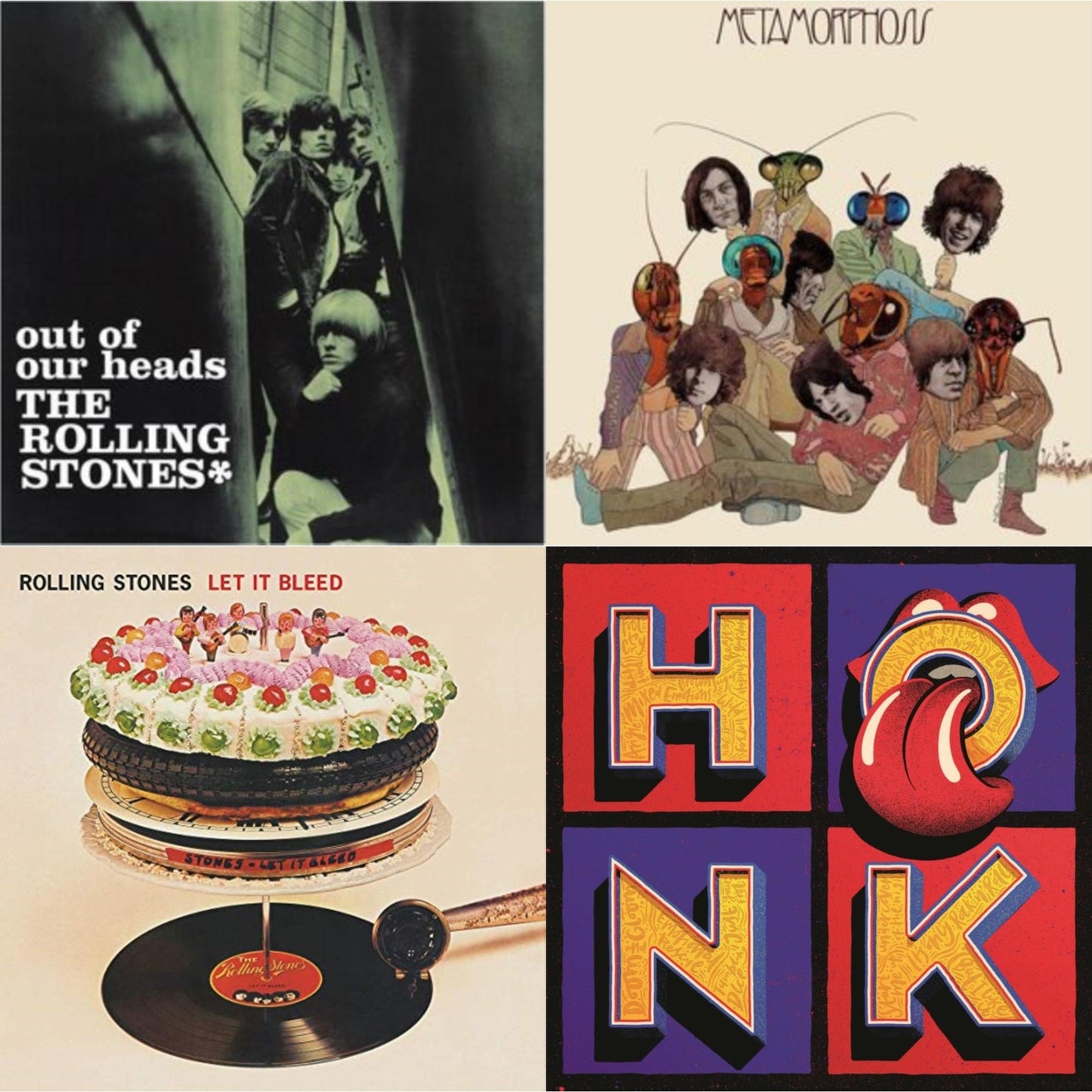 Out Of Our Heads (Uk) & Metamorphosis & Let It Bleed (50Th Anniversary Edition) & Honk (Translucent Red Vinyl/2LP)