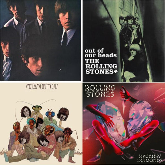 Rolling Stones No.2 (180G) & Out Of Our Heads (Uk) & Metamorphosis & Hackney Diamonds