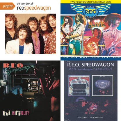 Reo Speedwagon / Reo 2 (Remastered) & Hi Infidelity & Live: You Get What You Play For & Playlist: Very Best Of Reo Speedwagon