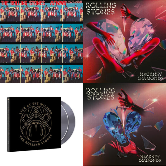 Rolling Stones - Rewind (1971-1984) (Super High Material CD) & Live At The Wiltern (2CD) & Hackney Diamonds & Hackney Diamonds (Live Edition) (2CD)