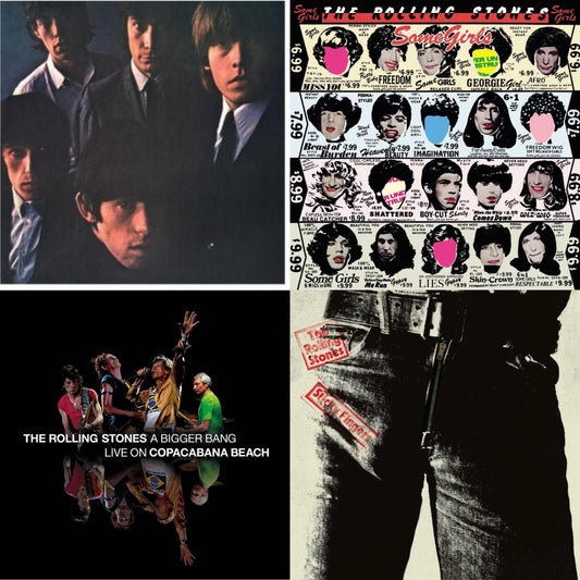 Rolling Stones No.2 (180G) & Bigger Bang Live On Copacabana Beach (Multi Color Vinyl/3LP) & Sticky Fingers & Some Girls