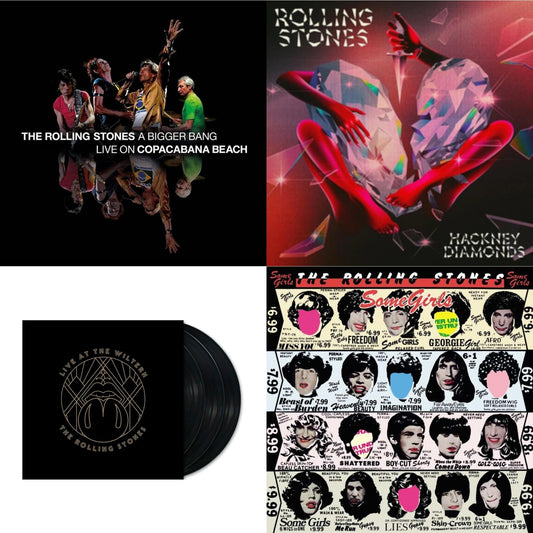 Bigger Bang Live On Copacabana Beach (Multi Color Vinyl/3LP) & Hackney Diamonds & Live At The Wiltern (3LP) & Some Girls