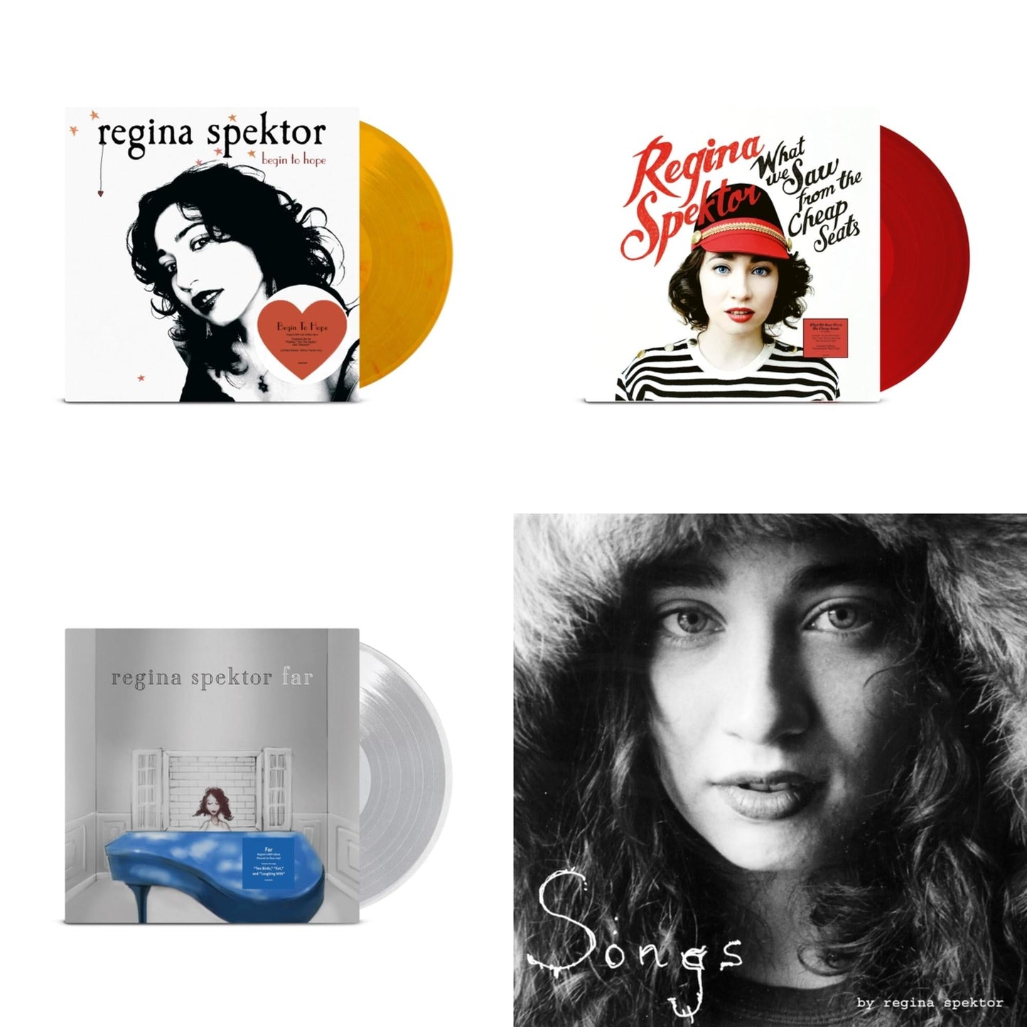 Begin To Hope (Yellow Flame LP Vinyl) & What We Saw From The Cheap Seats (Translucent Red LP Vinyl) & Far (Velum Clear LP Vinyl) & Songs