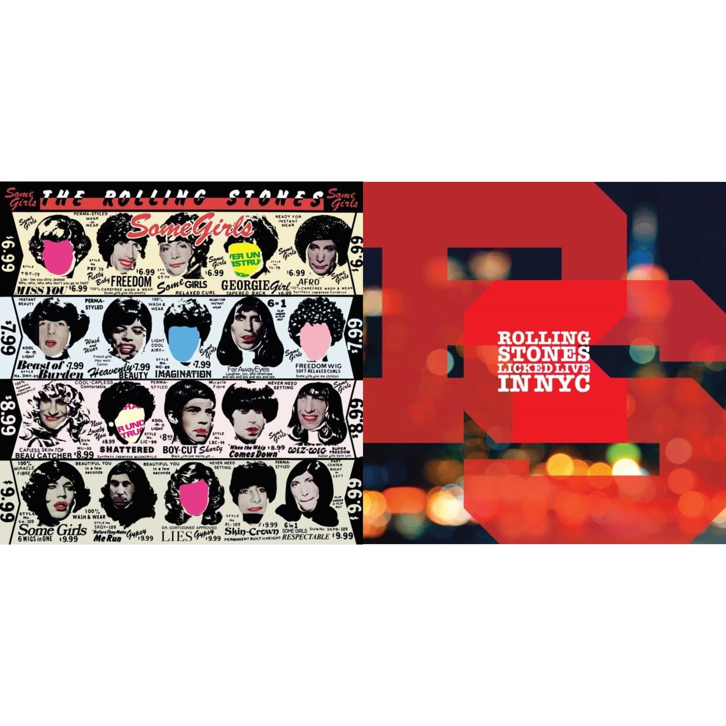 Rolling Stones - Licked Live In Nyc (White Vinyl/3LP) & Some Girls