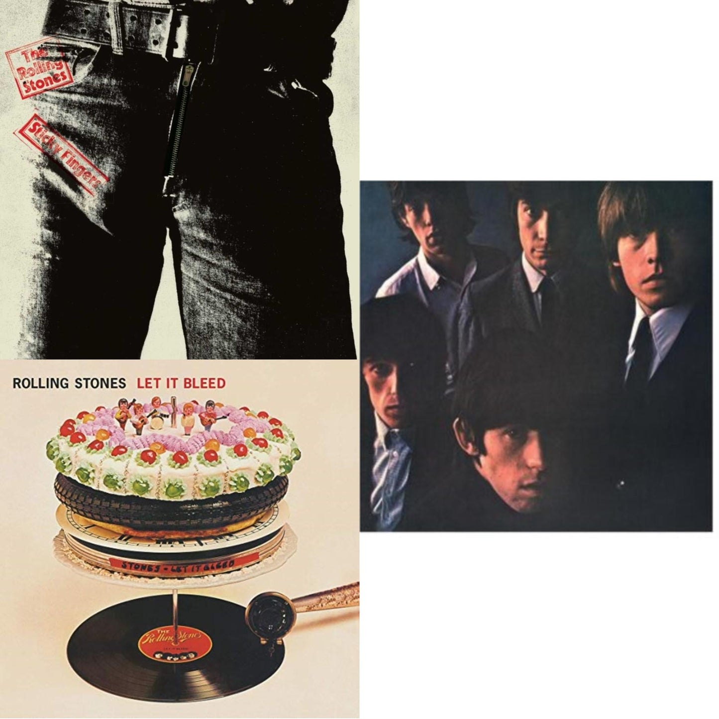 Rolling Stones No.2 (180G) & Let It Bleed (50Th Anniversary Edition) & Sticky Fingers