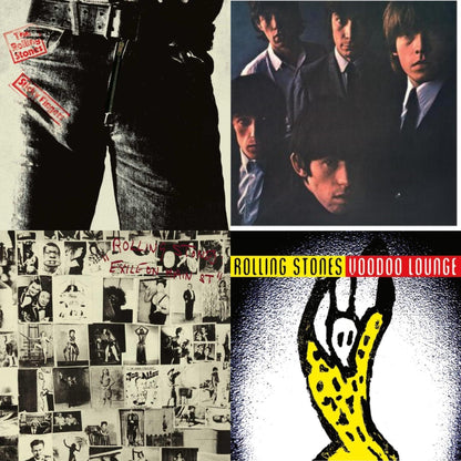 Rolling Stones No.2 (180G) & Voodoo Lounge (30Th Anniversary) (Red/Yellow Vinyl/2LP) & Sticky Fingers & Exile On Main Street (2LP)