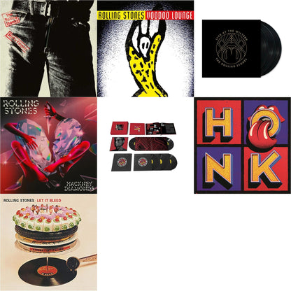 Let It Bleed (50Th Anniversary Edition) & Tattoo You (2021 Remaster/5LP Box Set) & Hackney Diamonds & Live At The Wiltern (3LP) & Voodoo Lounge (30Th Anniversary) (Red/Yellow Vinyl/2LP) & Sticky Fingers & Honk (Translucent Red Vinyl/2LP)