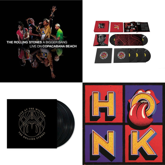 Bigger Bang Live On Copacabana Beach (Multi Color Vinyl/3LP) & Tattoo You (2021 Remaster/5LP Box Set) & Live At The Wiltern (3LP) & Honk (Translucent Red Vinyl/2LP)