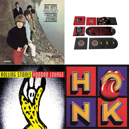 Big Hits (High Tide Green Grass LP Vinyl) & Tattoo You (2021 Remaster/5LP Box Set) & Voodoo Lounge (30Th Anniversary) (Red/Yellow Vinyl/2LP) & Honk (Translucent Red Vinyl/2LP)