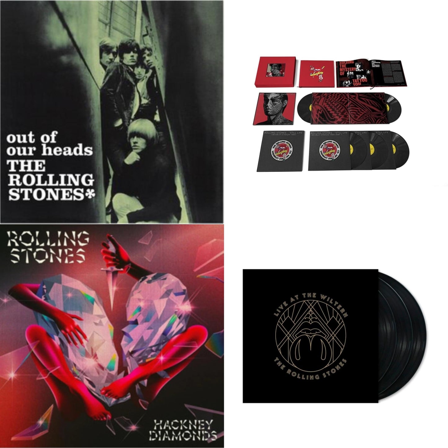 Out Of Our Heads (Uk) & Tattoo You (2021 Remaster/5LP Box Set) & Hackney Diamonds & Live At The Wiltern (3LP)
