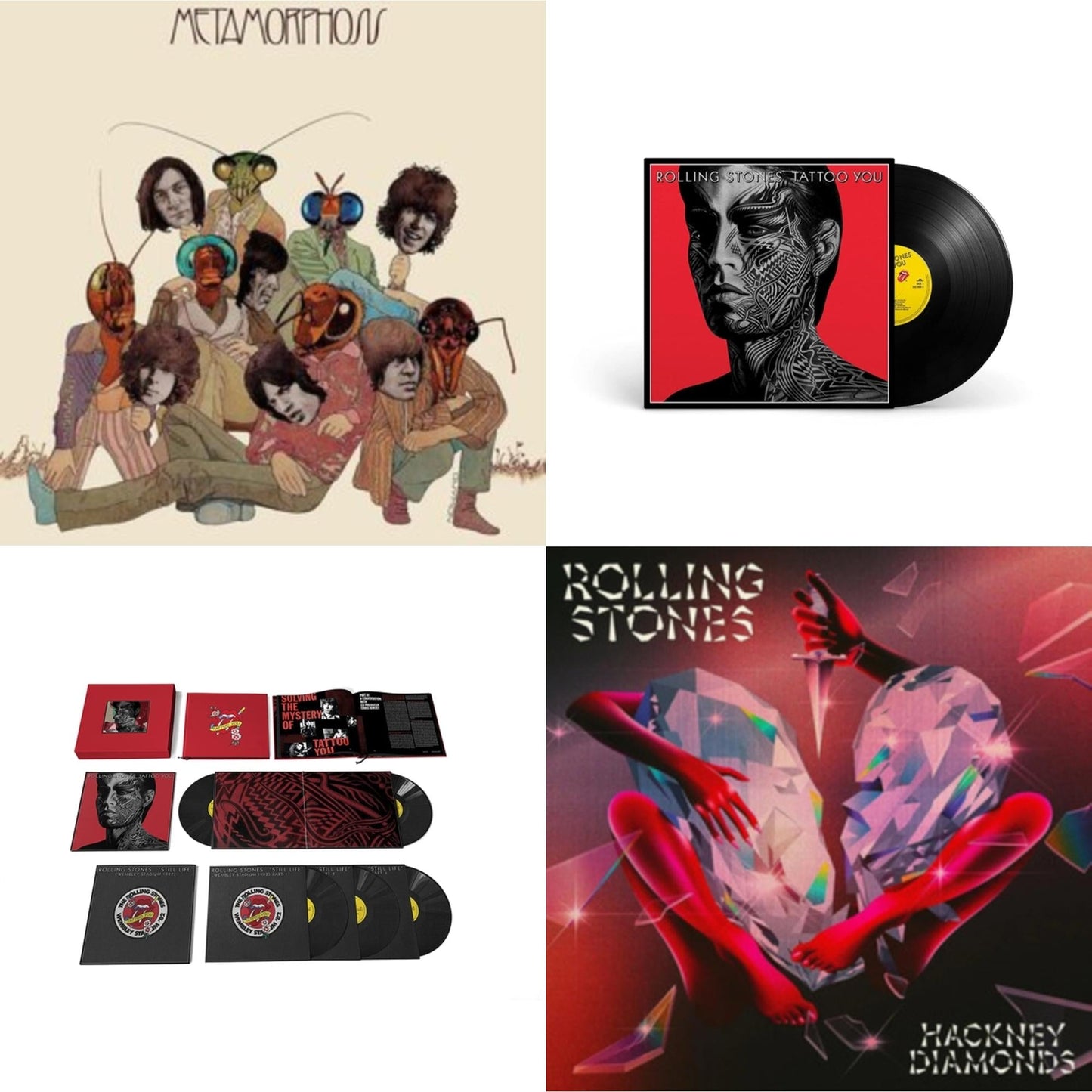 Metamorphosis & Tattoo You (2021 Remaster) & Tattoo You (2021 Remaster/5LP Box Set) & Hackney Diamonds