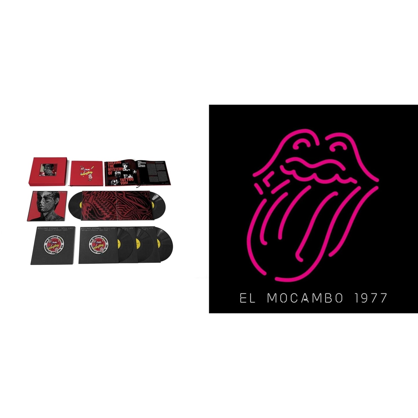This is a 2 LP Vinyl SKU bundle.
1.This LP Vinyl is brand new.Format: LP VinylMusic Style: Rock & RollThis item's title is: Tattoo You (2021 Remaster/5LP Box Set)Artist: Rolling StonesLabel: INTERSCOPEBarcode: 602438355334Release Date: 10/22/2021
2.This LP Vinyl is brand new.