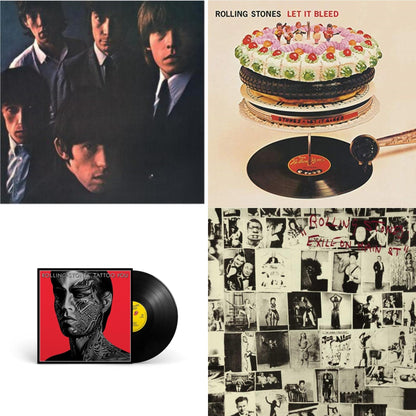 Rolling Stones No.2 (180G) & Let It Bleed (50Th Anniversary Edition) & Tattoo You (2021 Remaster) & Exile On Main Street (2LP)