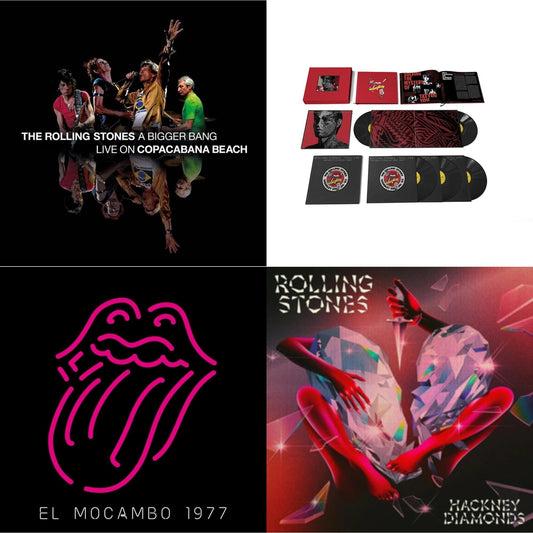 Bigger Bang Live On Copacabana Beach (Multi Color Vinyl/3LP) & Tattoo You (2021 Remaster/5LP Box Set) & Live At The El Mocambo (4LP) & Hackney Diamonds