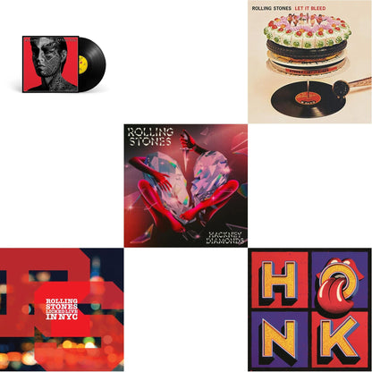 Let It Bleed (50Th Anniversary Edition) & Tattoo You (2021 Remaster) & Licked Live In Nyc (White Vinyl/3LP) & Hackney Diamonds & Honk (Translucent Red Vinyl/2LP)
