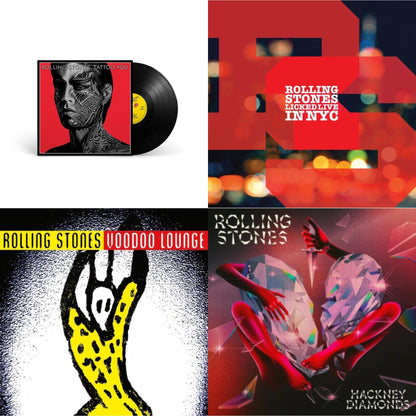 Tattoo You (2021 Remaster) & Licked Live In Nyc (White Vinyl/3LP) & Hackney Diamonds & Voodoo Lounge (30Th Anniversary) (Red/Yellow Vinyl/2LP)