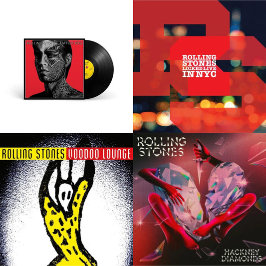 Tattoo You (2021 Remaster) & Licked Live In Nyc (White Vinyl/3LP) & Hackney Diamonds & Voodoo Lounge (30Th Anniversary) (Red/Yellow Vinyl/2LP)