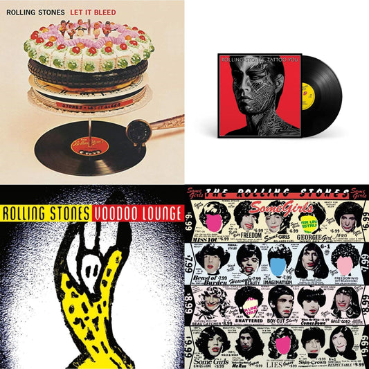 Let It Bleed (50Th Anniversary Edition) & Tattoo You (2021 Remaster) & Voodoo Lounge (30Th Anniversary) (Red/Yellow Vinyl/2LP) & Some Girls