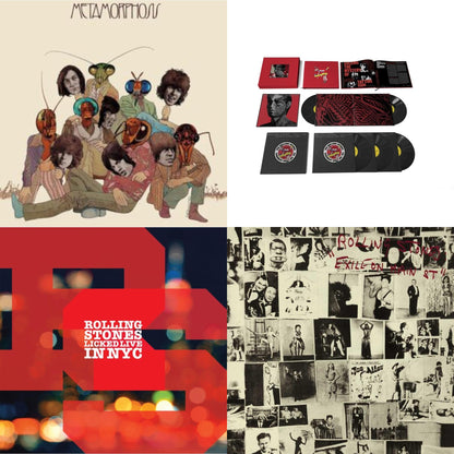 Metamorphosis & Tattoo You (2021 Remaster/5LP Box Set) & Licked Live In Nyc (White Vinyl/3LP) & Exile On Main Street (2LP)