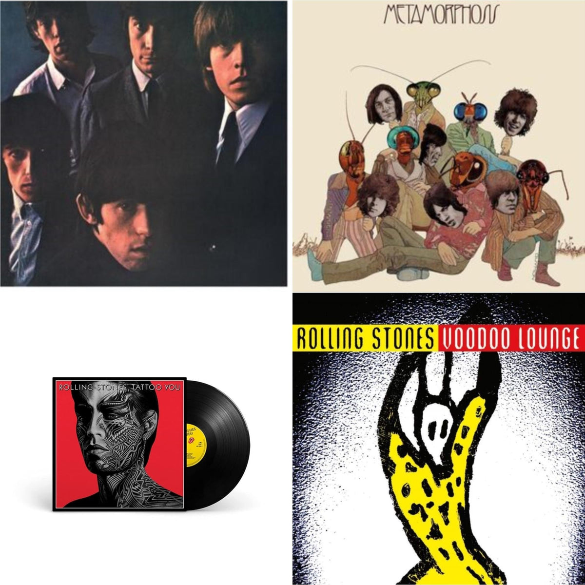 Rolling Stones No.2 (180G) & Metamorphosis & Tattoo You (2021 Remaster) & Voodoo Lounge (30Th Anniversary) (Red/Yellow Vinyl/2LP)