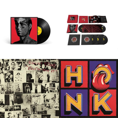 Tattoo You (2021 Remaster) & Tattoo You (2021 Remaster/5LP Box Set) & Exile On Main Street (2LP) & Honk (Translucent Red Vinyl/2LP)