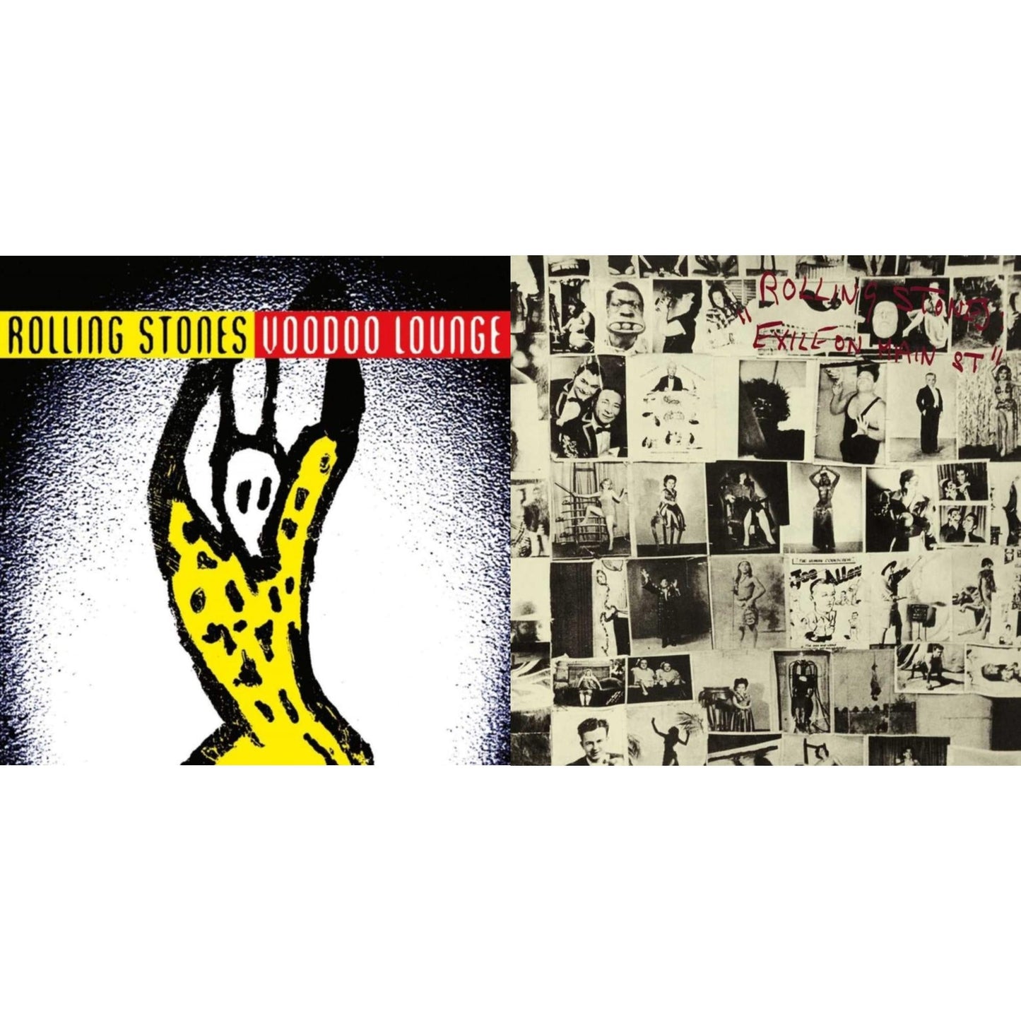 Voodoo Lounge (30Th Anniversary) (Red/Yellow Vinyl/2LP) & Exile On Main Street (2LP)