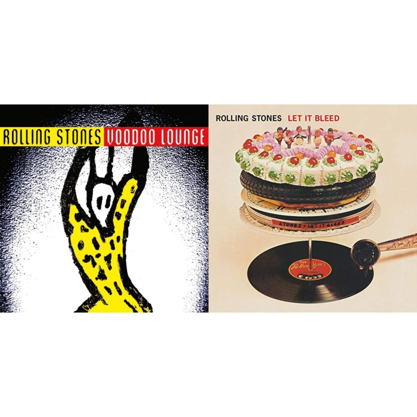 Let It Bleed (50Th Anniversary Edition) & Voodoo Lounge (30Th Anniversary) (Red/Yellow Vinyl/2LP)