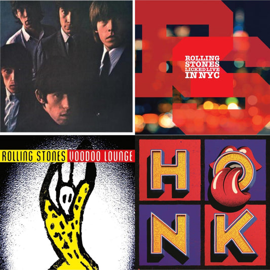 Rolling Stones No.2 (180G) & Licked Live In Nyc (White Vinyl/3LP) & Voodoo Lounge (30Th Anniversary) (Red/Yellow Vinyl/2LP) & Honk (Translucent Red Vinyl/2LP)
