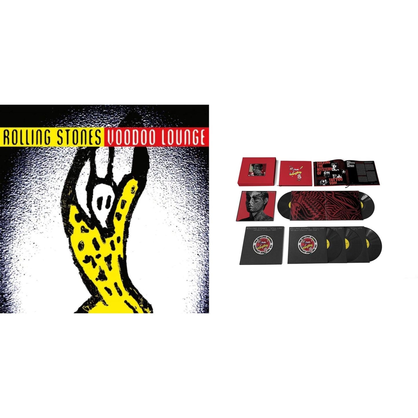 Tattoo You (2021 Remaster/5LP Box Set) & Voodoo Lounge (30Th Anniversary) (Red/Yellow Vinyl/2LP)