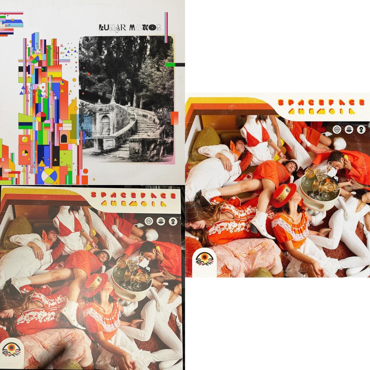 Lunar Manor (Rainbow Splatter On White LP Vinyl/140G) & Anemoia (Orange Swirl LP Vinyl/180G) & Anemoia (180G)