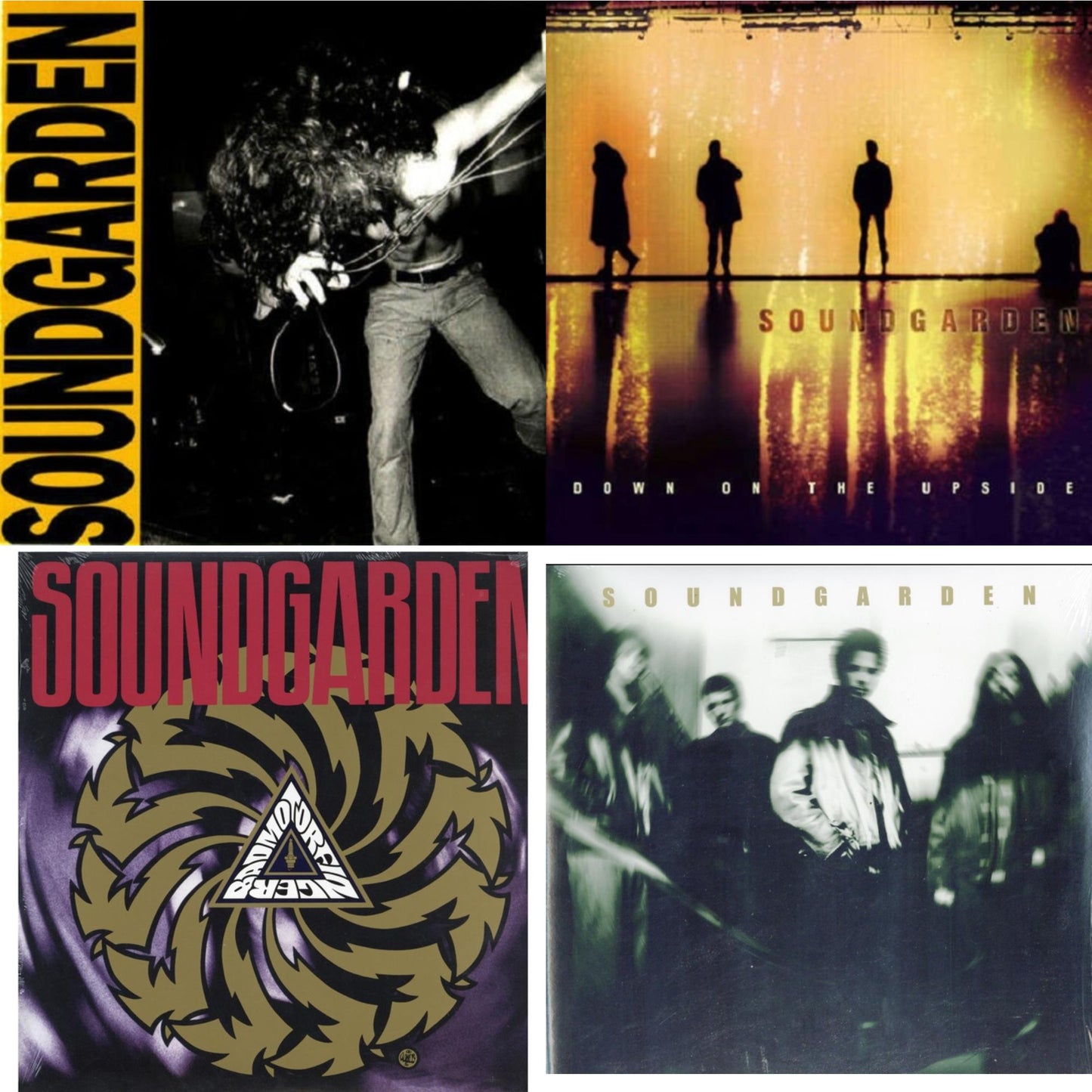 Louder Than Love & Down On The Upside (2LP) & Badmotorfinger & A-Sides (2 LP)