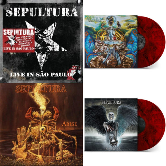 Live In Sao Paulo (2LP) & Machine Messiah (40Th Anniversary Edition/Red LP Vinyl) & Arise (Expanded Edition) & Kairos (40Th Anniversary Edition/Red Ruby LP Vinyl)