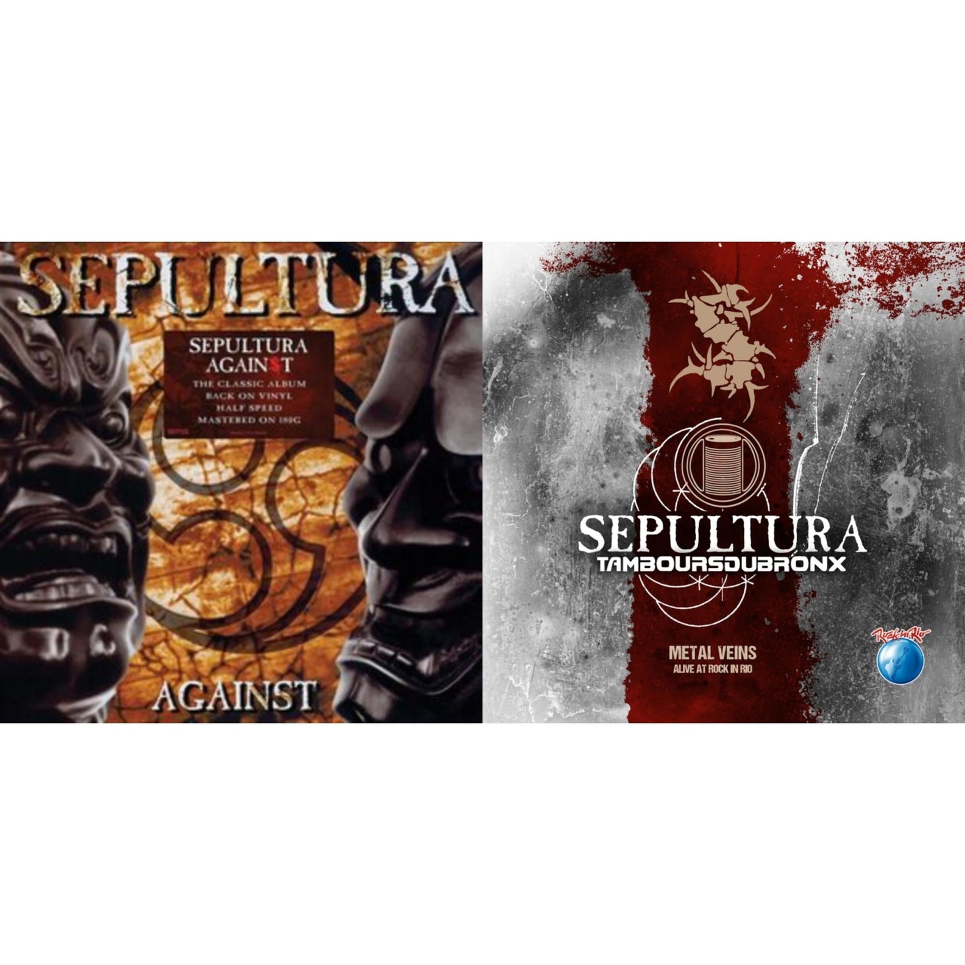 This is a 2 LP Vinyl SKU bundle.
1.This LP Vinyl is brand new.Format: LP VinylThis item's title is: Metal Veins - Alive At Rock In Rio (Limited/2LP)Artist: SepulturaLabel: EARMUSICBarcode: 4029759138778Release Date: 12/4/2020
2.This LP Vinyl is brand new.
