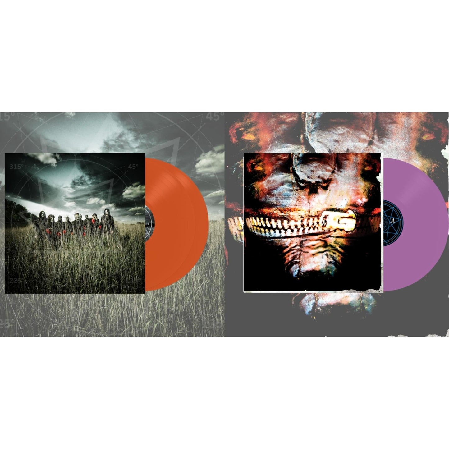 This is a 2 LP Vinyl SKU bundle.
1.This LP Vinyl is brand new.Format: LP VinylMusic Style: Heavy MetalThis item's title is: All Hope Is Gone (Orange Vinyl/2LP)Artist: SlipknotLabel: ROADRUNNER RECORDSBarcode: 075678645747Release Date: 8/26/2022
2.This LP Vinyl is brand new.