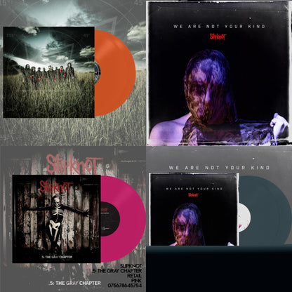 This is a 4 LP Vinyl SKU bundle.
1.This LP Vinyl is brand new.Format: LP VinylMusic Style: Heavy MetalThis item's title is: All Hope Is Gone (Orange Vinyl/2LP)Artist: SlipknotLabel: ROADRUNNER RECORDSBarcode: 075678645747Release Date: 8/26/2022
2.This LP Vinyl is brand new.