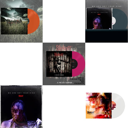 This is a 5 LP Vinyl SKU bundle.
1.This LP Vinyl is brand new.Format: LP VinylMusic Style: Heavy MetalThis item's title is: All Hope Is Gone (Orange Vinyl/2LP)Artist: SlipknotLabel: ROADRUNNER RECORDSBarcode: 075678645747Release Date: 8/26/2022
2.This LP Vinyl is brand new.